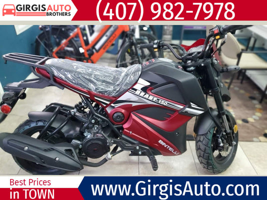 150CC BINTELLI BEAST  - Red Color - See it in Store Today